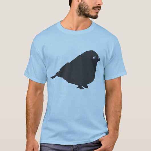 Graues Vogel-Logo T-Shirt (Vorderseite)