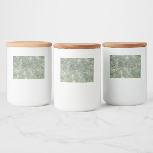 Graues Wassermuster Set für das Lebensmittel- und Lebensmitteletikett (Flaschen)