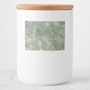 Graues Wassermuster Set für das Lebensmittel- und Lebensmitteletikett