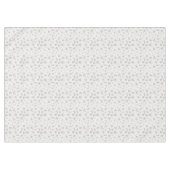 Graues Weihnachtsmuster auf Light Silver Gray Tischdecke (Vorderseite (Horizontal))