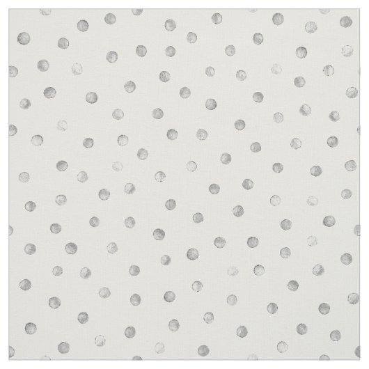 Graues Weißconfetti-Punkt-Muster Stoff (Muster)