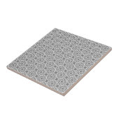 Graues weißes geometrisches nahtloses Muster Fliese (Seite)