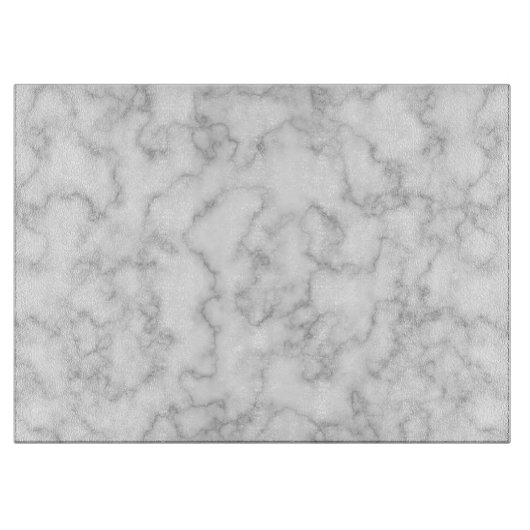Graues, weißes Marmorsteinmuster Schneidebrett (Vorderseite)
