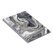 Graues, weißes und goldenes Foto Notizblock (Rechte Seite)