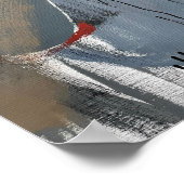 Graues Wetter Poster (Ecke)