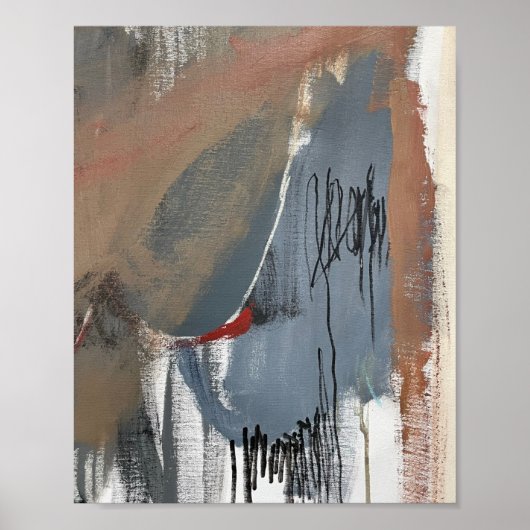 Graues Wetter Poster (Vorne)