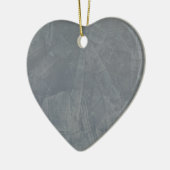 Graues Wildleder Keramikornament (Links)