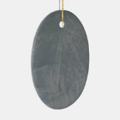 Graues Wildleder Keramikornament (Rechts)