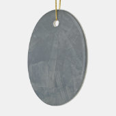 Graues Wildleder Keramikornament (Links)