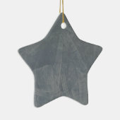 Graues Wildleder Keramikornament (Rechts)