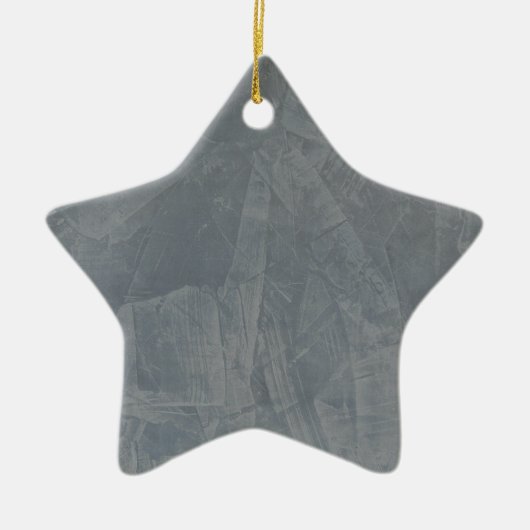 Graues Wildleder Keramikornament (Vorne)