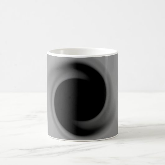 Graues, wirbeliges schwarzes Loch Kaffeetasse (Mittel)