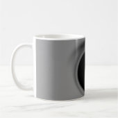 Graues, wirbeliges schwarzes Loch Kaffeetasse (Links)
