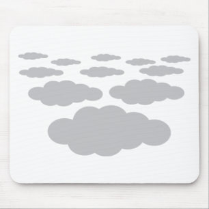 graues Wolkenwetter Mousepad
