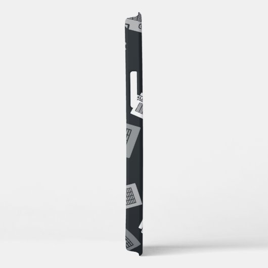 Graues XLS-Dateidokument. xls button icon i herunt Case-Mate iPhone Hülle (Rückseite / Rechts)