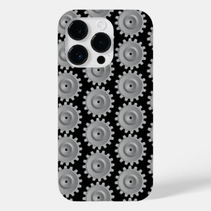 Graues Zahnrad Case-Mate iPhone 14 Pro Hülle
