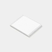 Graues Zickzack Post-it Klebezettel (angewinkelt)