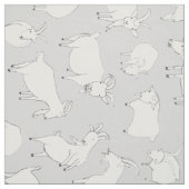 Graues Ziegen-Spielen Stoff (Muster)