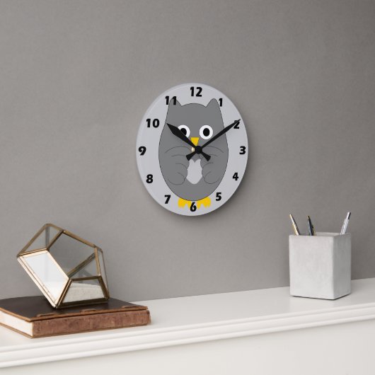 Graueule-Design Runde Wanduhr (Büro)