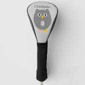 Graueulen-Design Golf Headcover (Vorderseite)