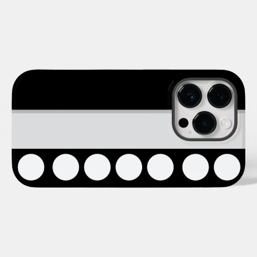 Graufarbe Case-Mate iPhone Hülle (Rückseite (Horizontal))