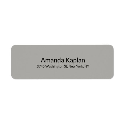 Graufarbe Moderne Schlichte Minimalistische Berufl (Vorne)