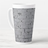 Graufarbene Ziegelmauer Milchtasse (Linke Ecke)