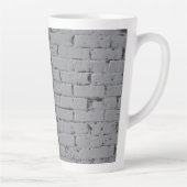 Graufarbene Ziegelmauer Milchtasse (Rechts)
