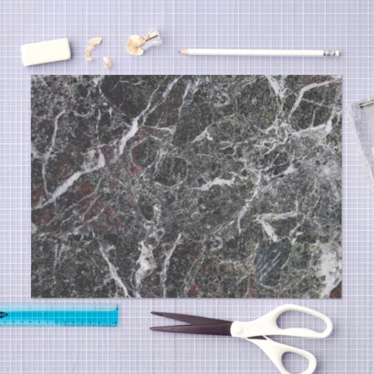 Graufarbener Marmorstein Seidenpapier (Handwerk)