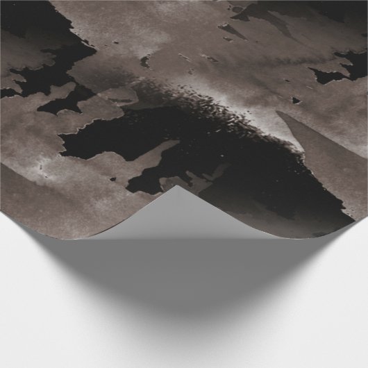 Graufarbenwald Geschenkpapier (Ecke)