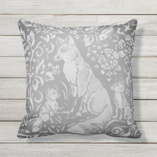 Graufox Family Woodland Animal Farmhouse Hütte Kissen