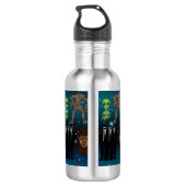 Graufuß, UFOs, Außerirdischen, Mothman, Dogman, Kr Edelstahlflasche (Rückseite)