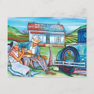 Graugalerie: 15 km bis zu den Memphis Postkarte