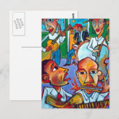 Graugalerie: Juke Joint Boys Postkarte (Vorne/Hinten)