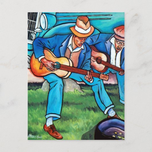 Graugalerie: Roadside Blues Postkarte (Vorderseite)