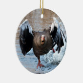 Graugans auf der Chase Keramik Ornament (Rechts)