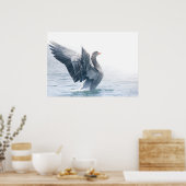 Graugans-Foto Poster (Küche)