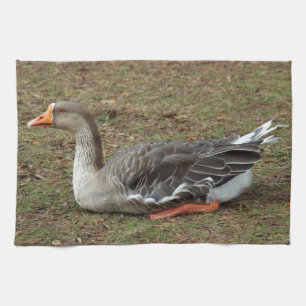 Graugans-Gans-Kreuzung Küchentuch
