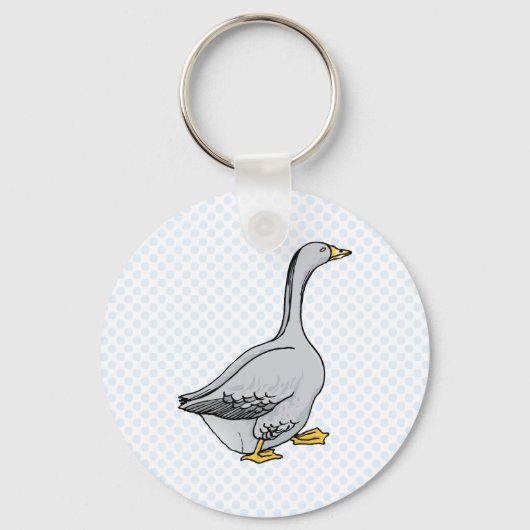 Graugans Schlüsselanhänger (Vorderseite)
