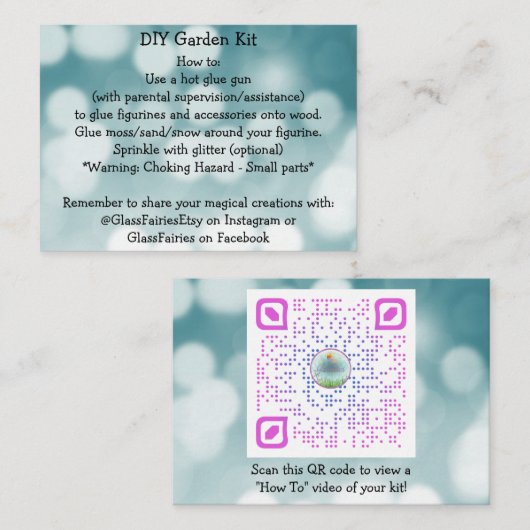 Graugarten Visitenkarte (Vorne/Hinten)