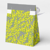 Graugelbe Acacia Wattle Art danke Geschenkschachtel (Rückseite)
