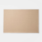 Graugelbe Honeycomb Hexagon Muster Trendy Schlicht Fußmatte (Rückseite)