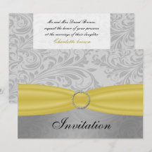 Graugelbe IMITATE Schleife Diamantschnalle Hochzei