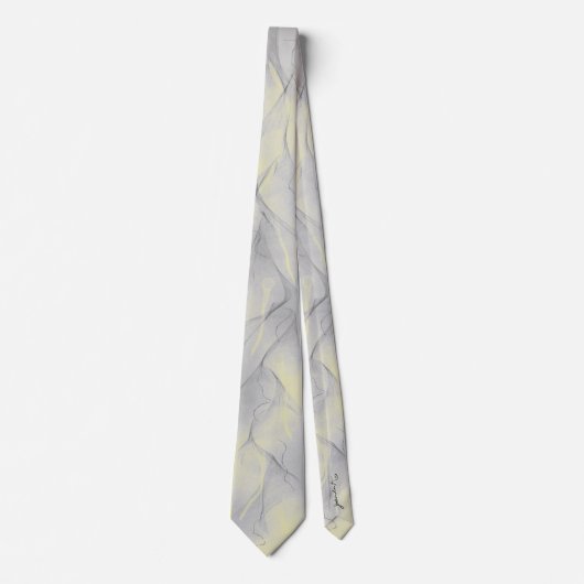 Graugelbe Krawatte (Vorderseite)