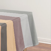 Graugelbe Lila Streifen Tischdecke (Beispiel)