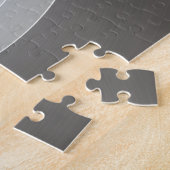 Graugelbe Rosa Wellen Puzzle (Seite)