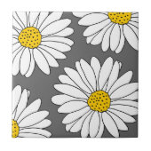 Graugelbe und weiße Milchsorten Fliese (Vorderseite)