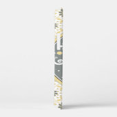 Graugelbe weiße Elefantenblume Case-Mate iPhone Hülle (Rückseite / Rechts)