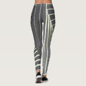 Graugelber Twirl Leggings (Rückseite)