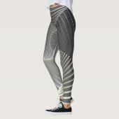Graugelber Twirl Leggings (Links)